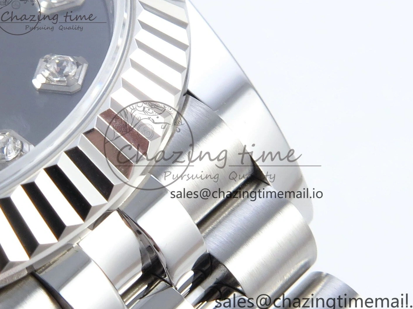 MiroTime 0304 DateJust 31 278274 ARF 1:1 Best Edition 904L Steel Gray Diamonds Dial on SS Jubilee Bracelet ETA OnTrend 541